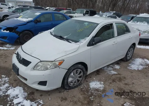 2009 Toyota Corolla from USA, damaged, VIN JTDBL40E899041777